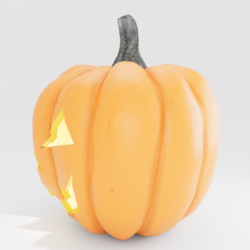 Jack-O-Lantern Halloween 3D model 3D model_4