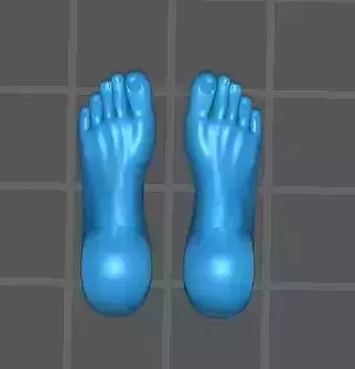 Marvel Legends Female Bare Foot Custom Parts