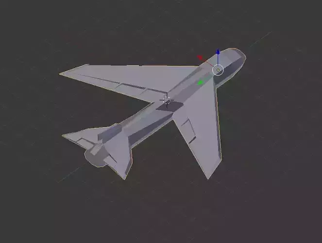 3d plane modeling 3D model