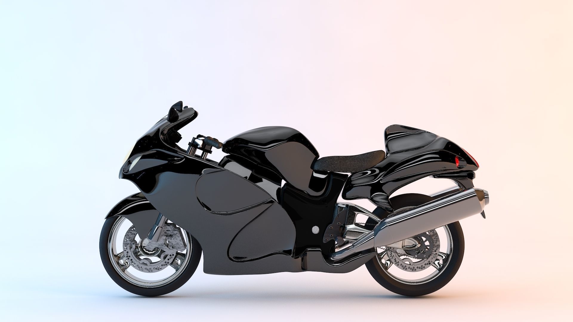 Motorcycle 1 3D model_3
