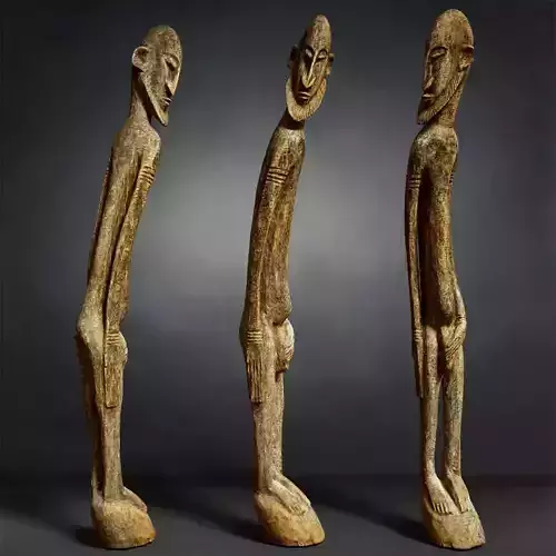 Big Wood African Statue