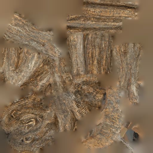 Big Wood African Statue Low-poly 3D model_12