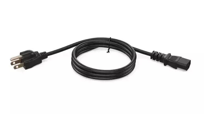 Power Cord 90 cm 3D model