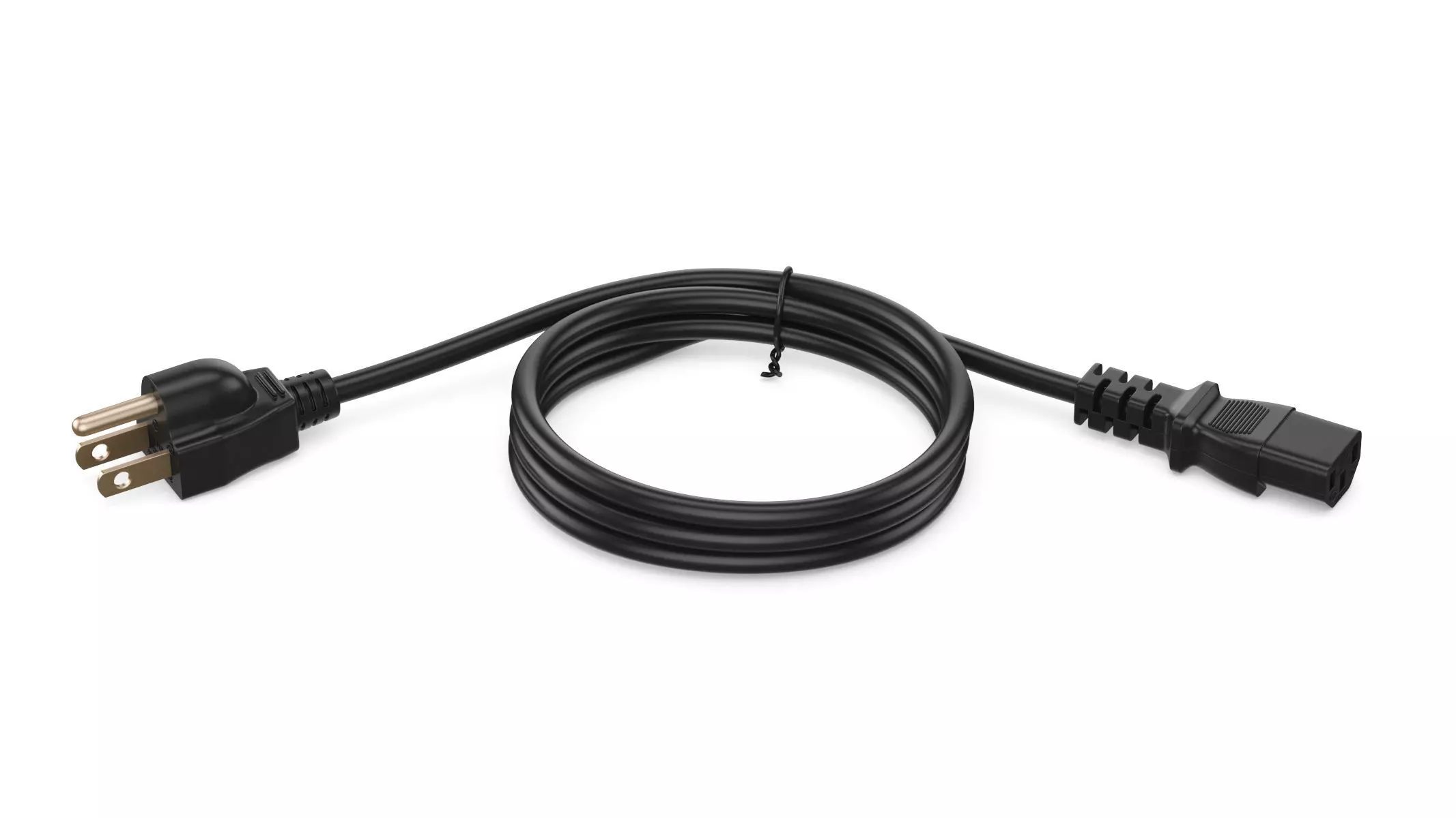 Power Cord 90 cm 3D model_0
