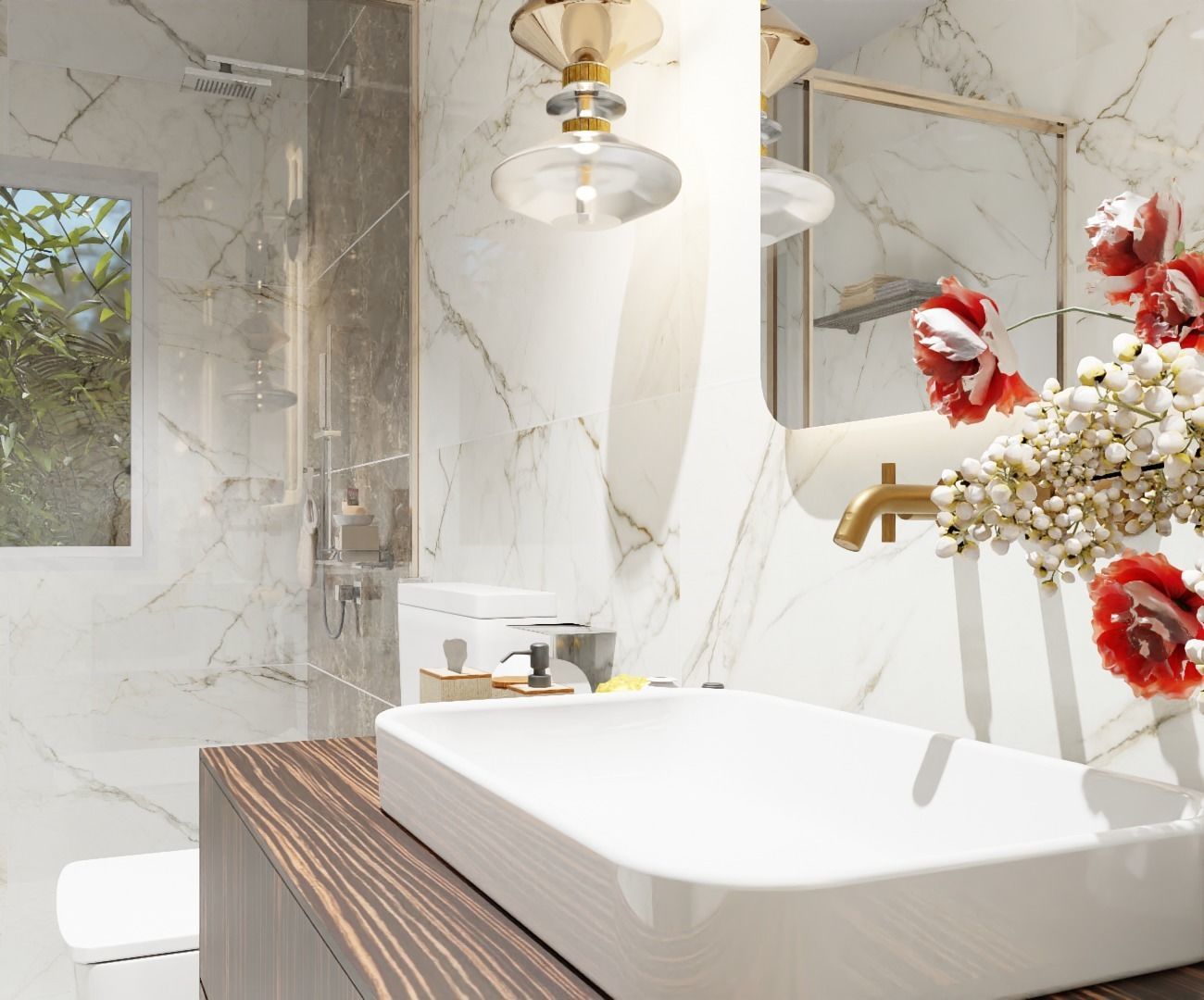 Bathroom Design Blender File 3D model_1