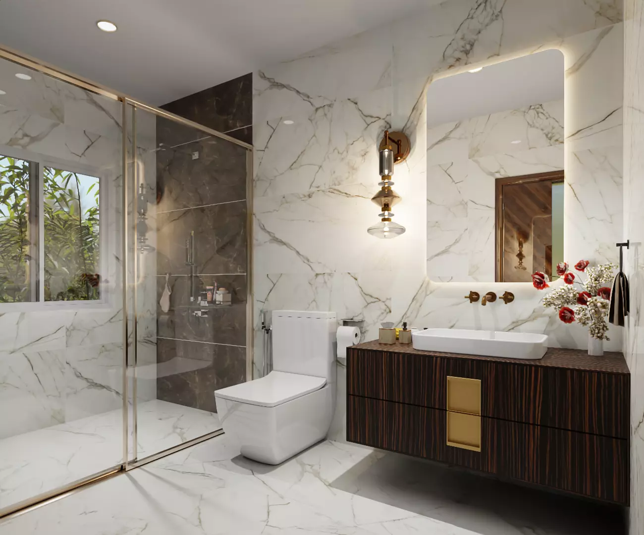 Bathroom Design Blender File 3D model_0