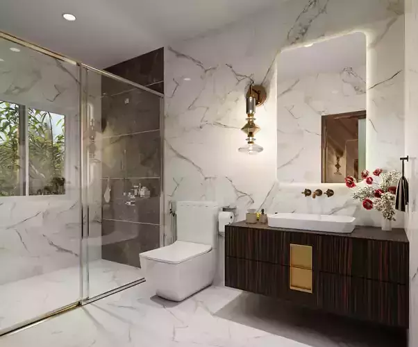 Bathroom Design Blender File 3D model
