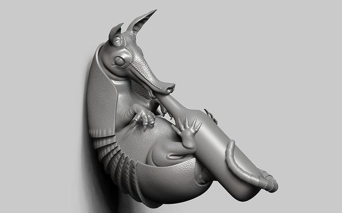 Armadillo Stylize 3d Model For 3D printing 3D print model