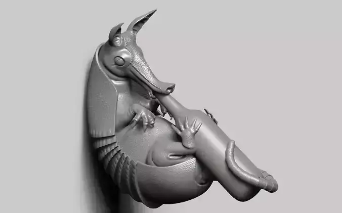Armadillo Stylize 3d Model For 3D printing 3D print model