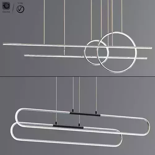 Chute Calypso Linear Suspension Light Collection