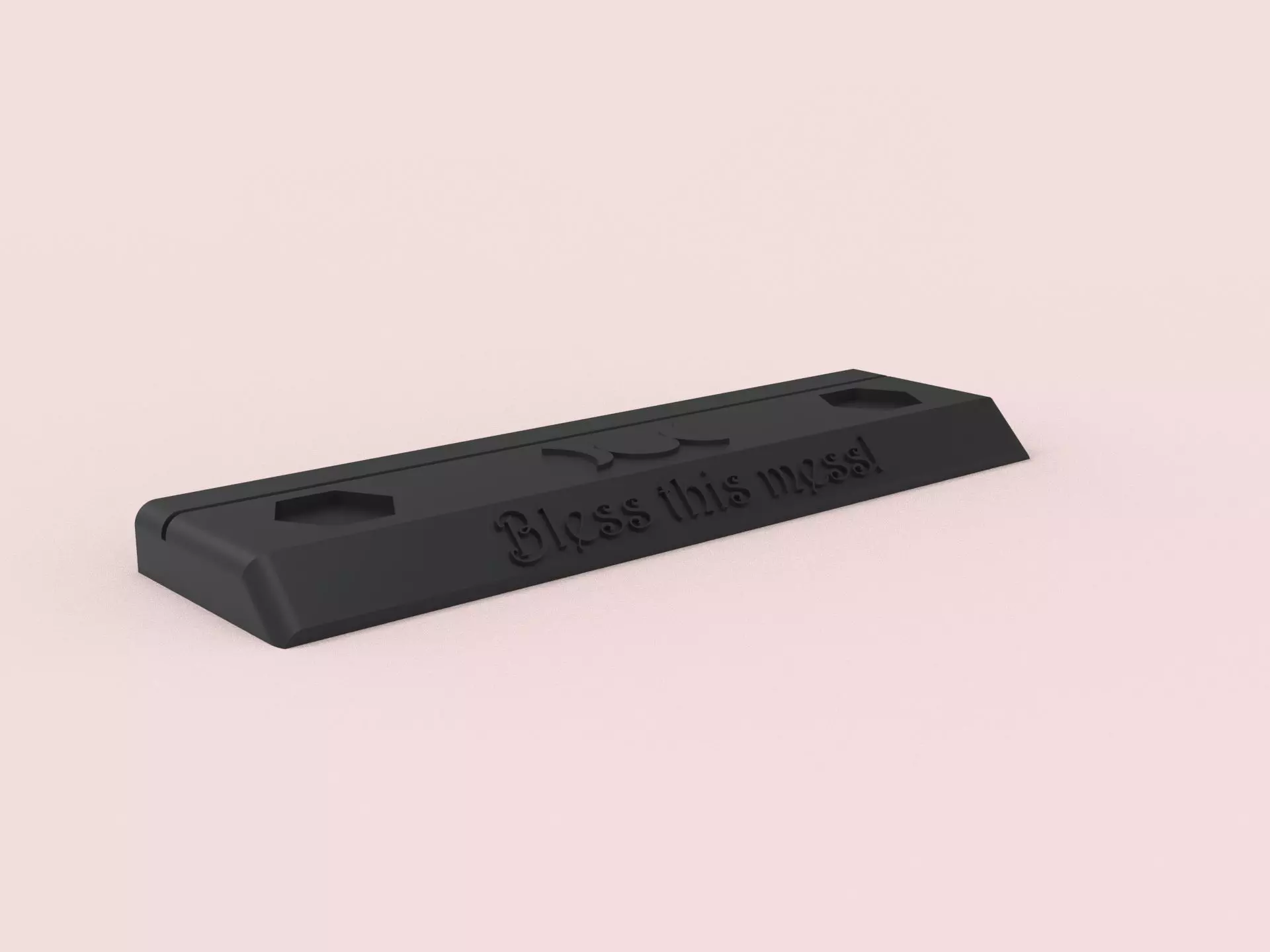 Altar Tarot Card Holder with Text Customization 3D print model