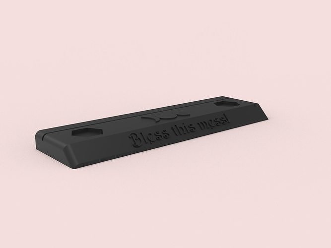 Altar Tarot Card Holder with Text Customization 3D print model