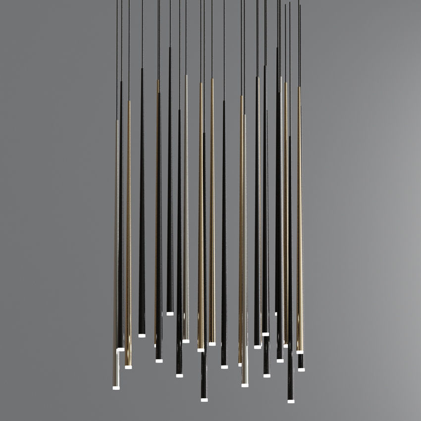 Modern Pendant Light Collection 3D model_2