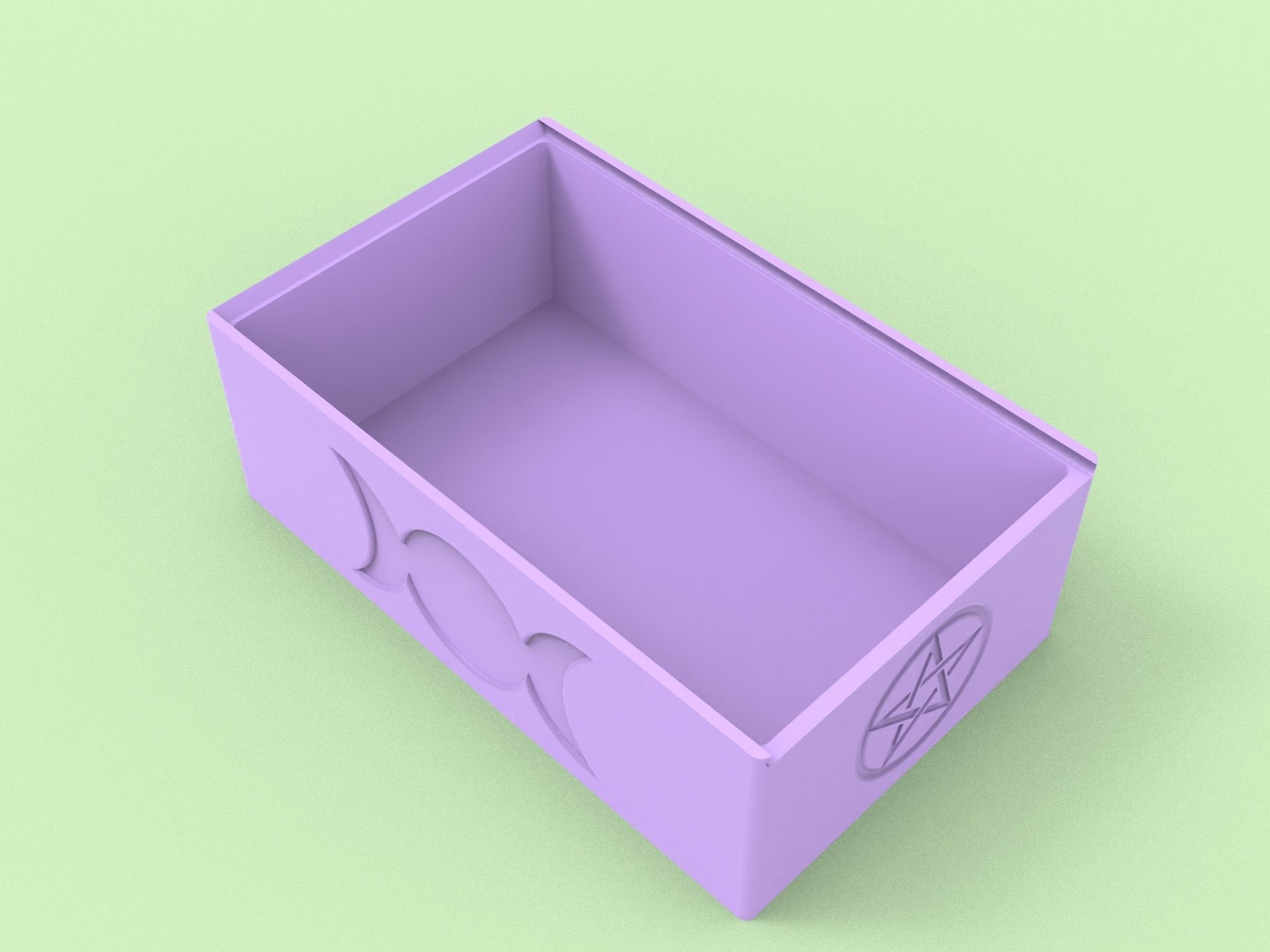 Tarot Deck Box 3D print model_6