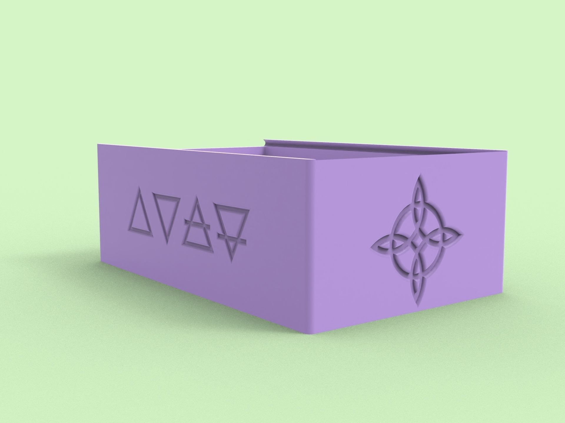 Tarot Deck Box 3D print model_3