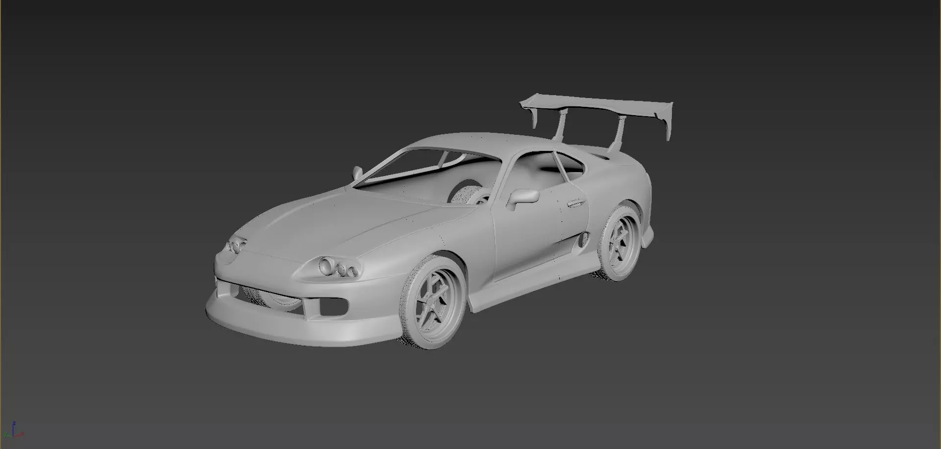 Toyota Supra 1993 Tuning Body For Print 3D print model_0