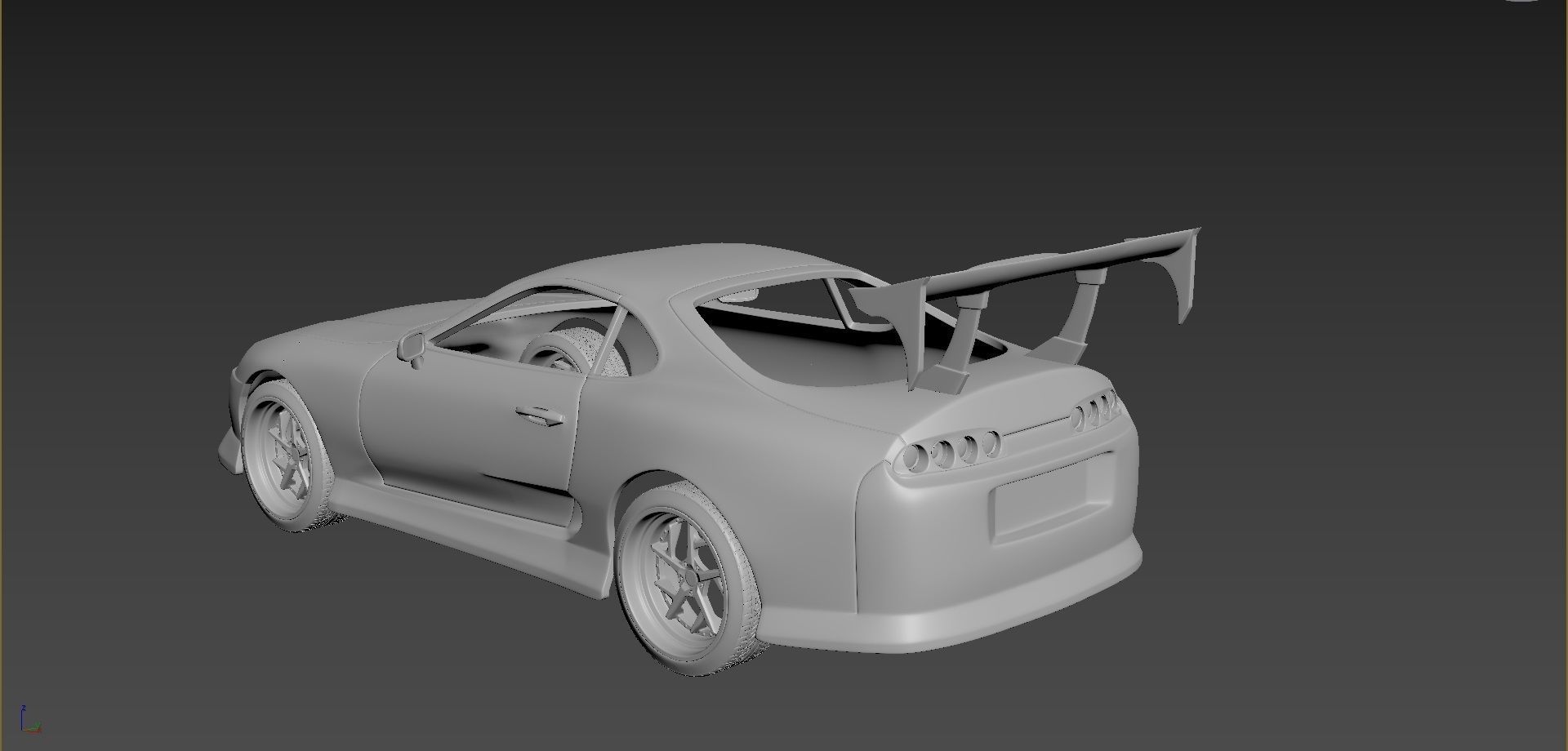 Toyota Supra 1993 Tuning Body For Print 3D print model_2
