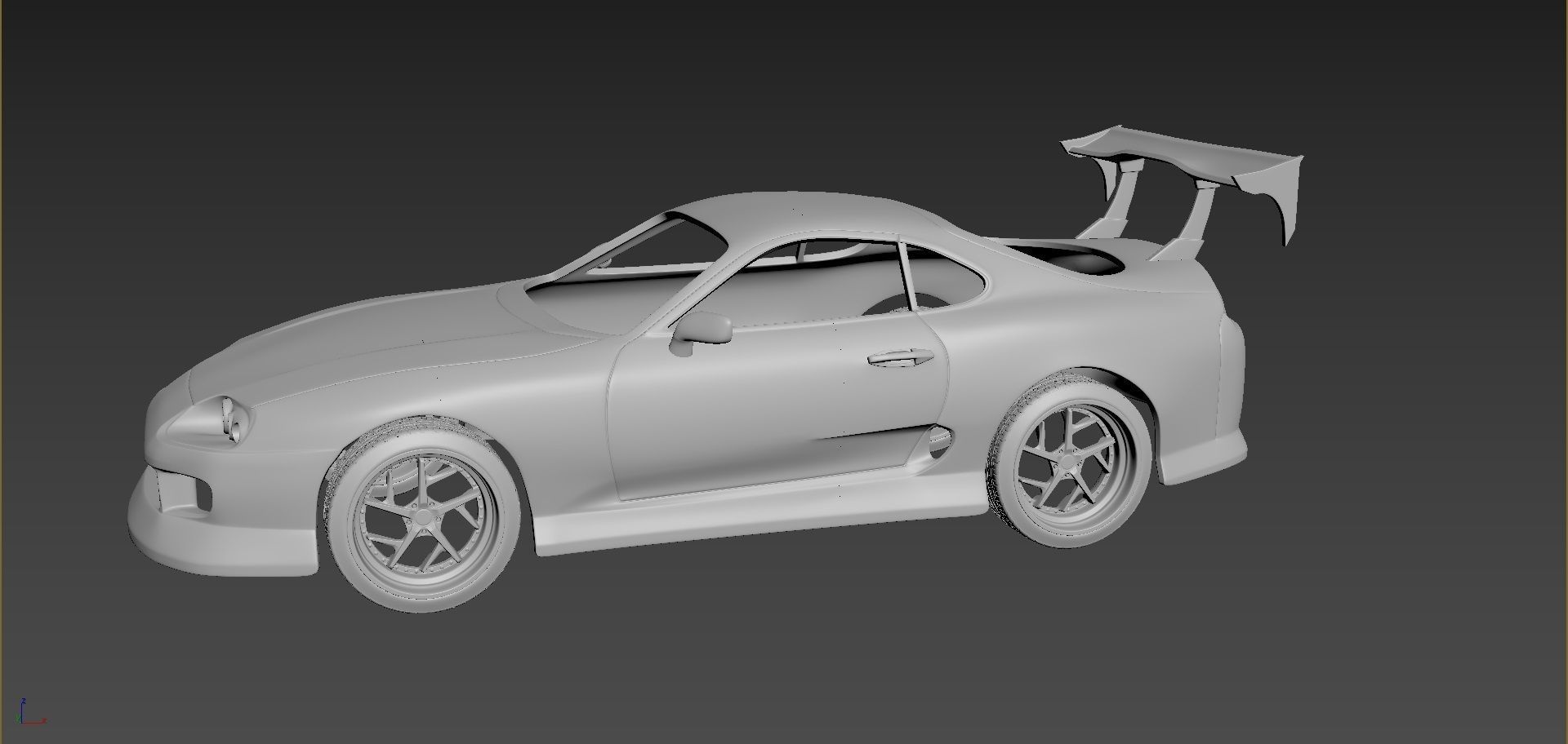Toyota Supra 1993 Tuning Body For Print 3D print model_1