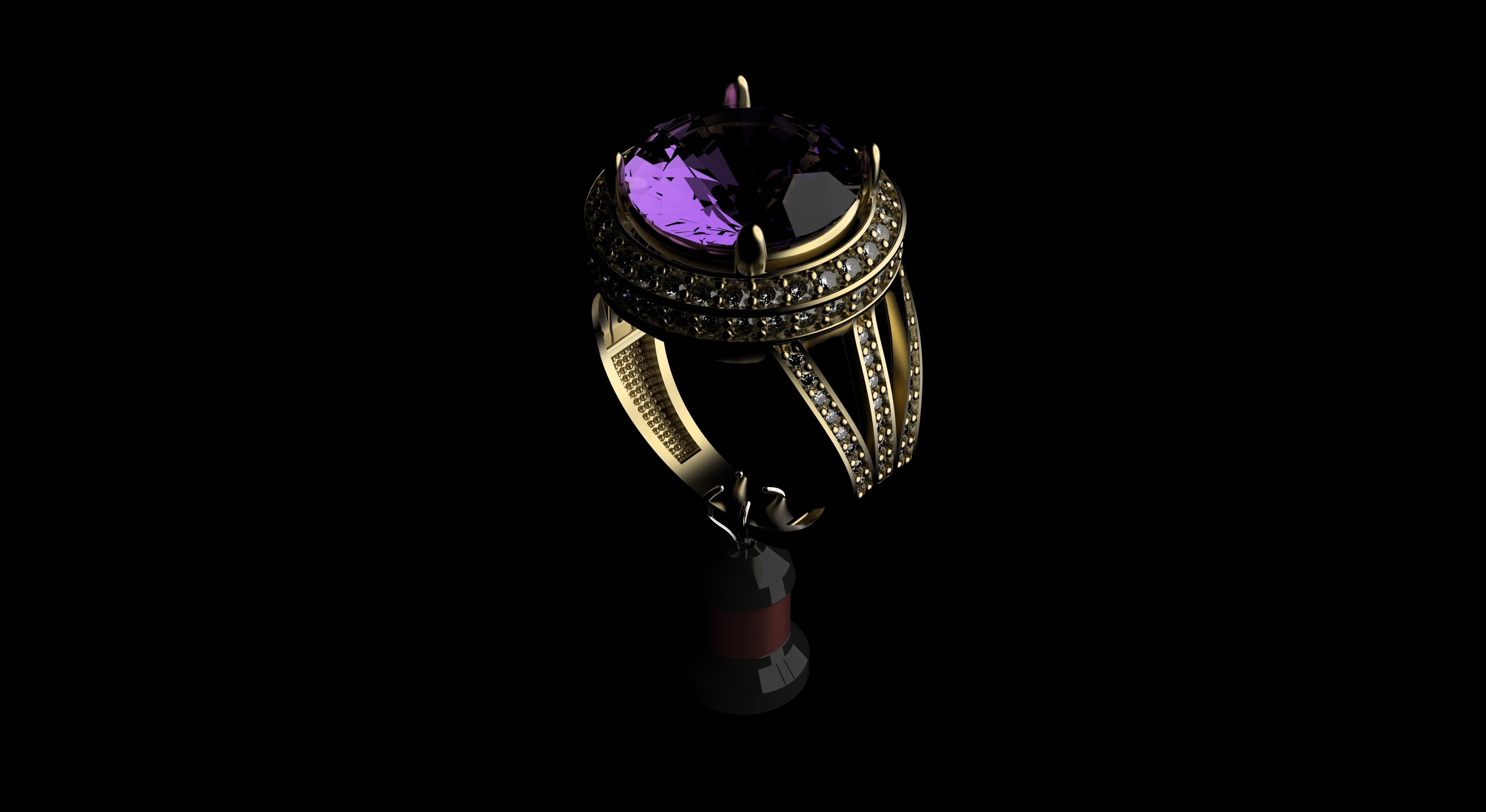 Special Ring on BIIIIG Stoe 3D print model_1