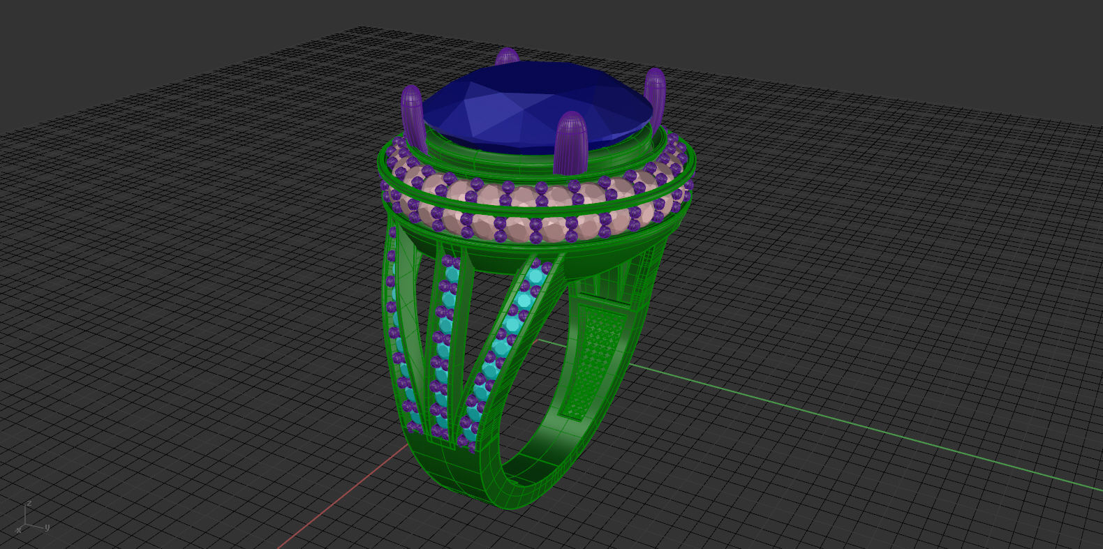 Special Ring on BIIIIG Stoe 3D print model_3