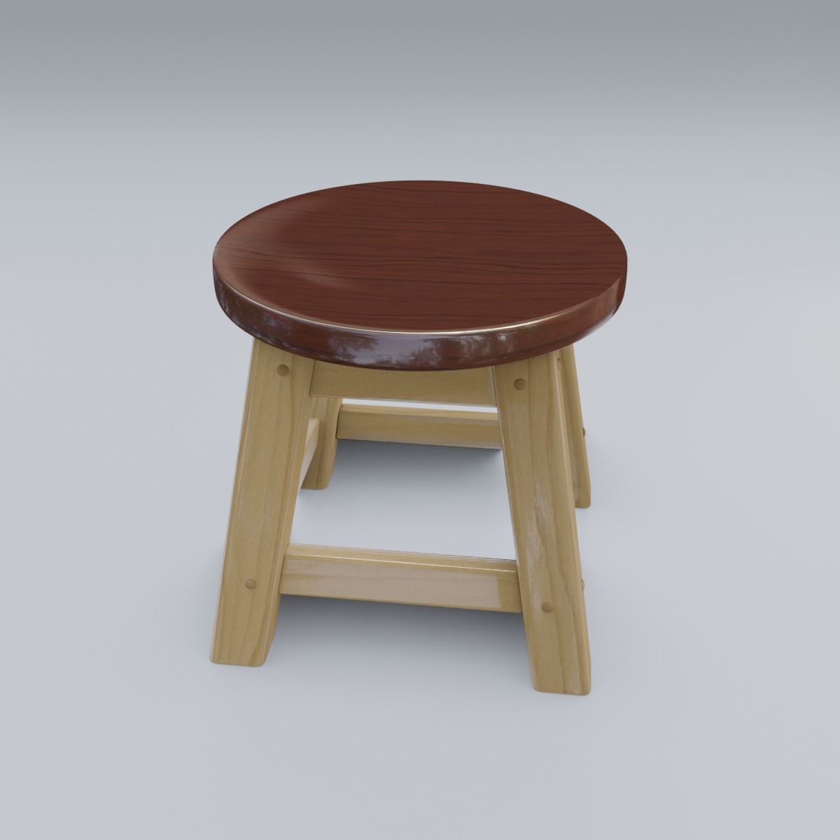 Child Step Stool 3D model_18