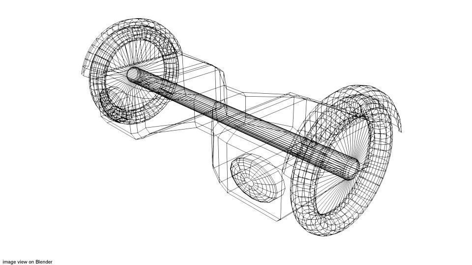 Hoverboard - Type 1 3D model_3