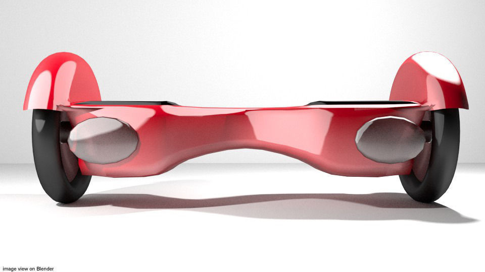 Hoverboard - Type 1 3D model_1