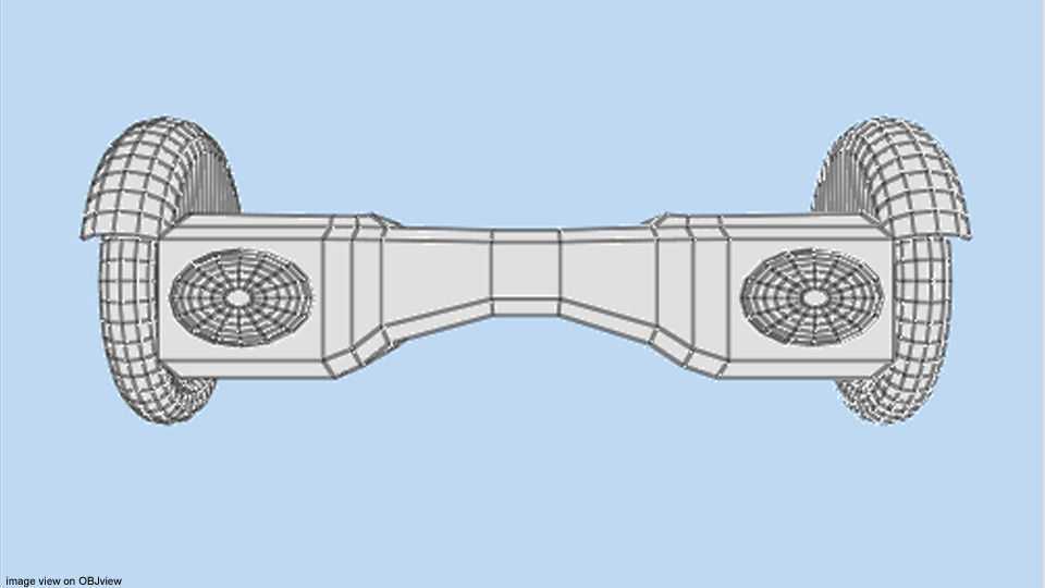 Hoverboard - Type 1 3D model_5