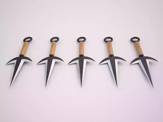 Minato Namikaze - Hiraishin Kunai Free 3D model