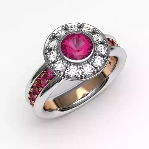 New diamond love engagement ring