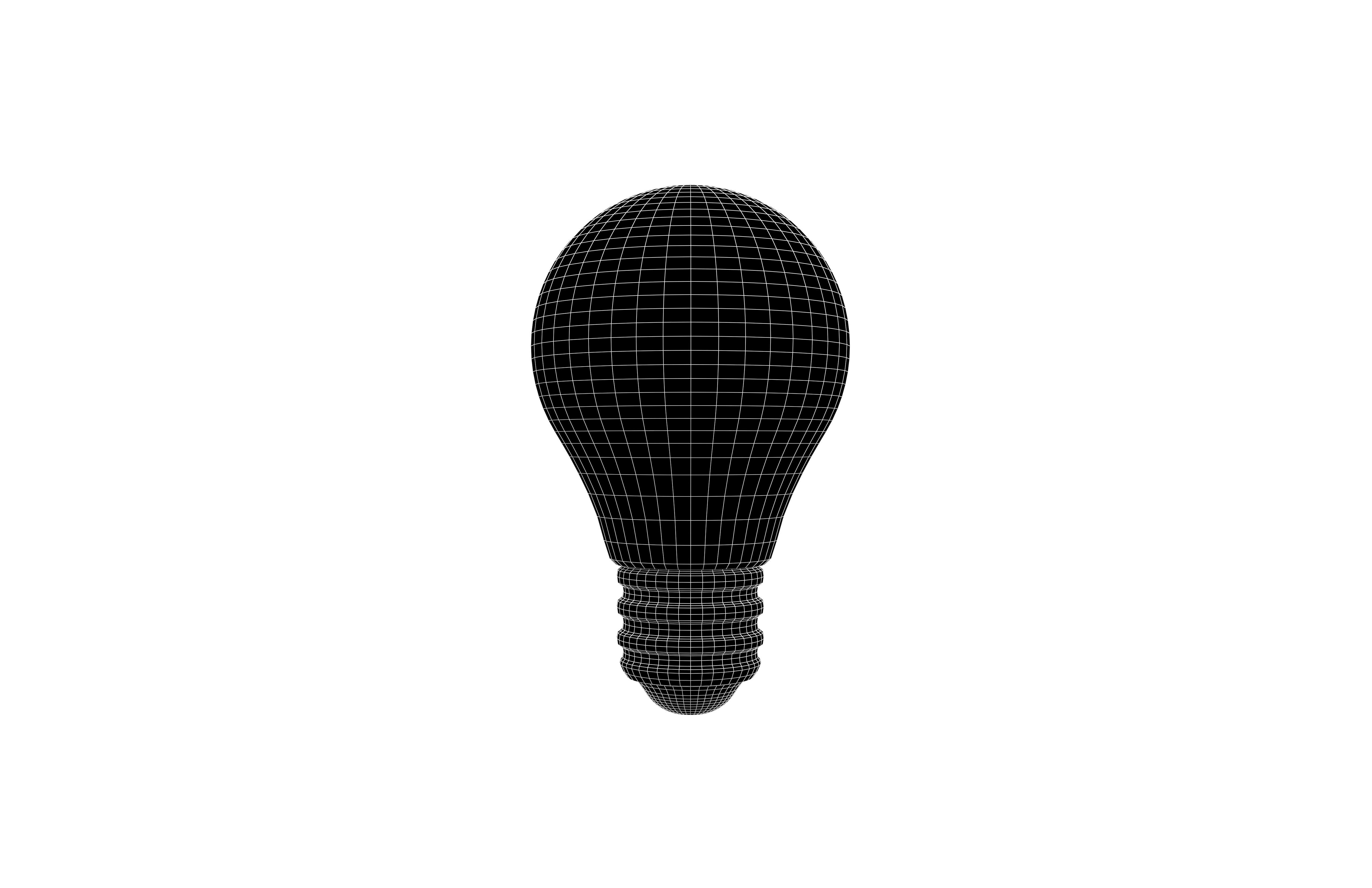 Light Bulb v1 004 Low-poly 3D model_6