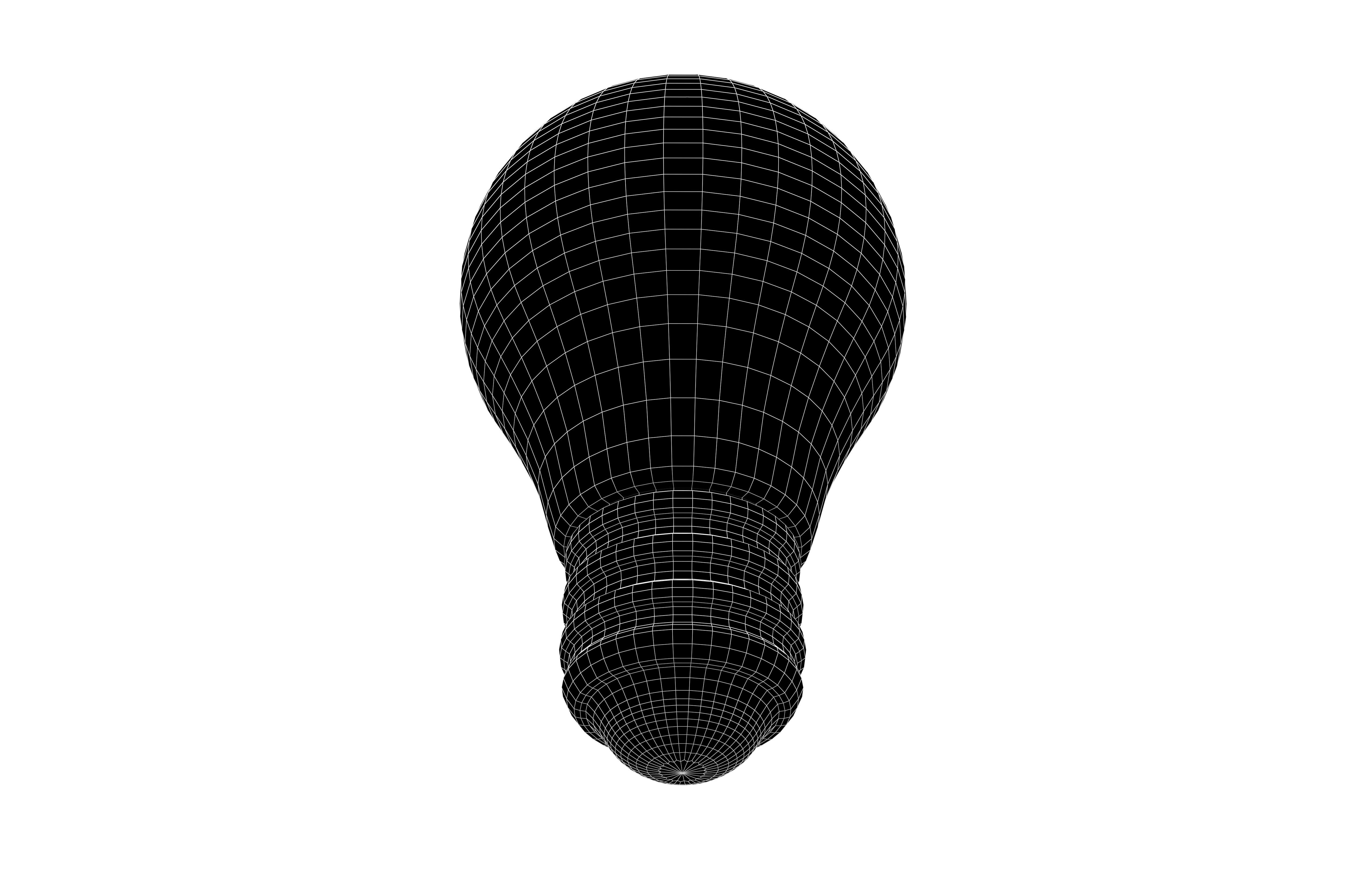 Light Bulb v1 004 Low-poly 3D model_7