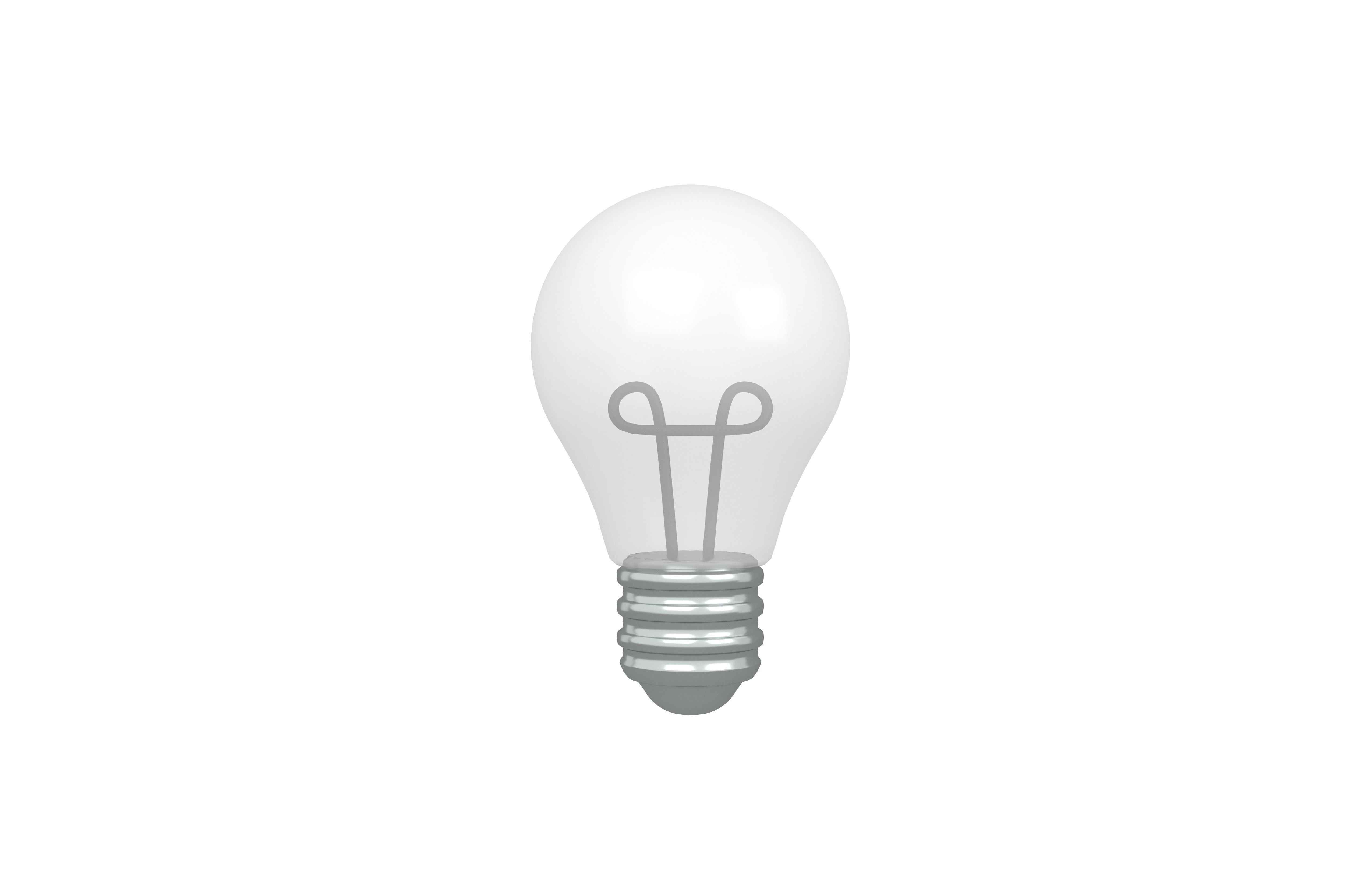 Light Bulb v1 005 Low-poly 3D model_2
