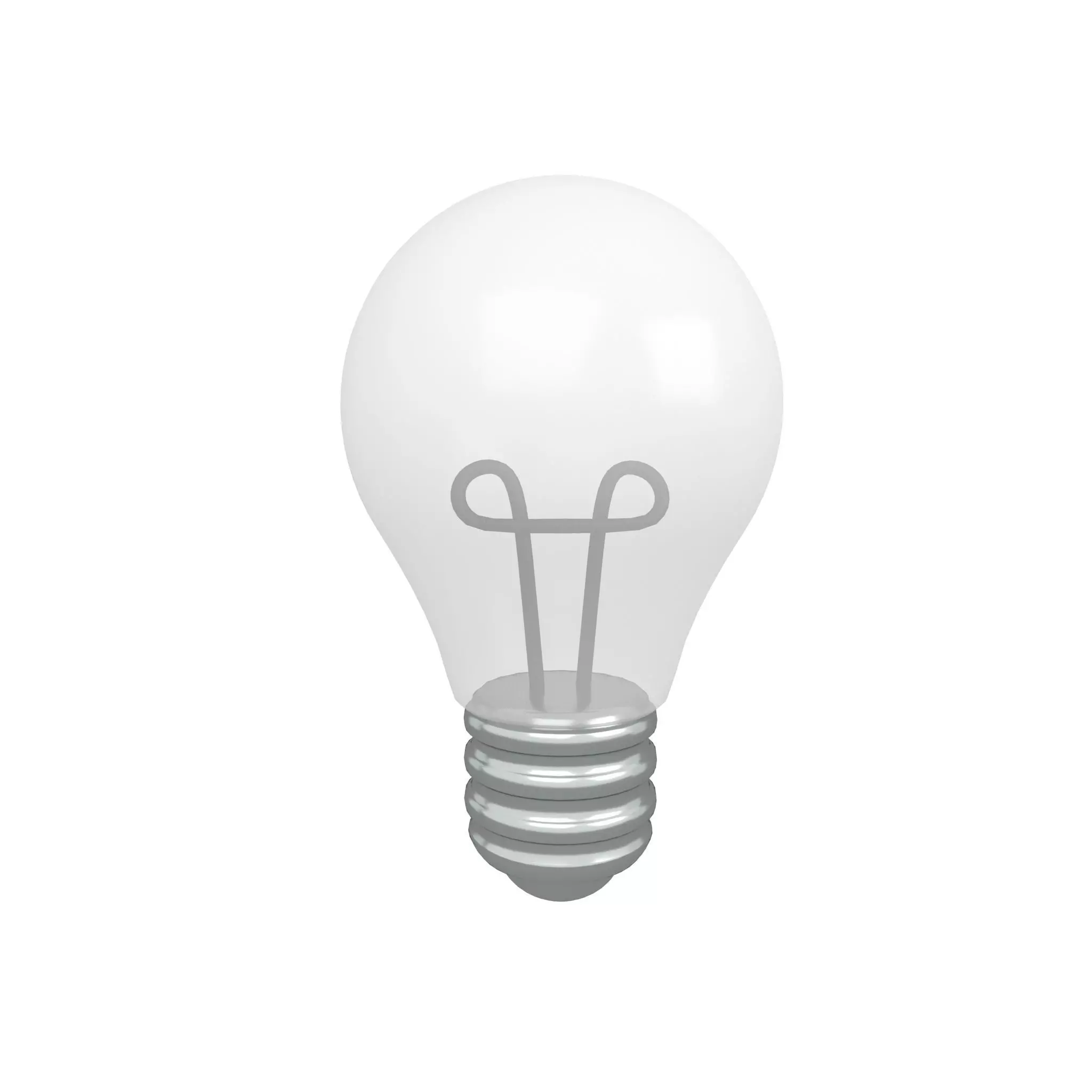 Light Bulb v1 005 Low-poly 3D model_0