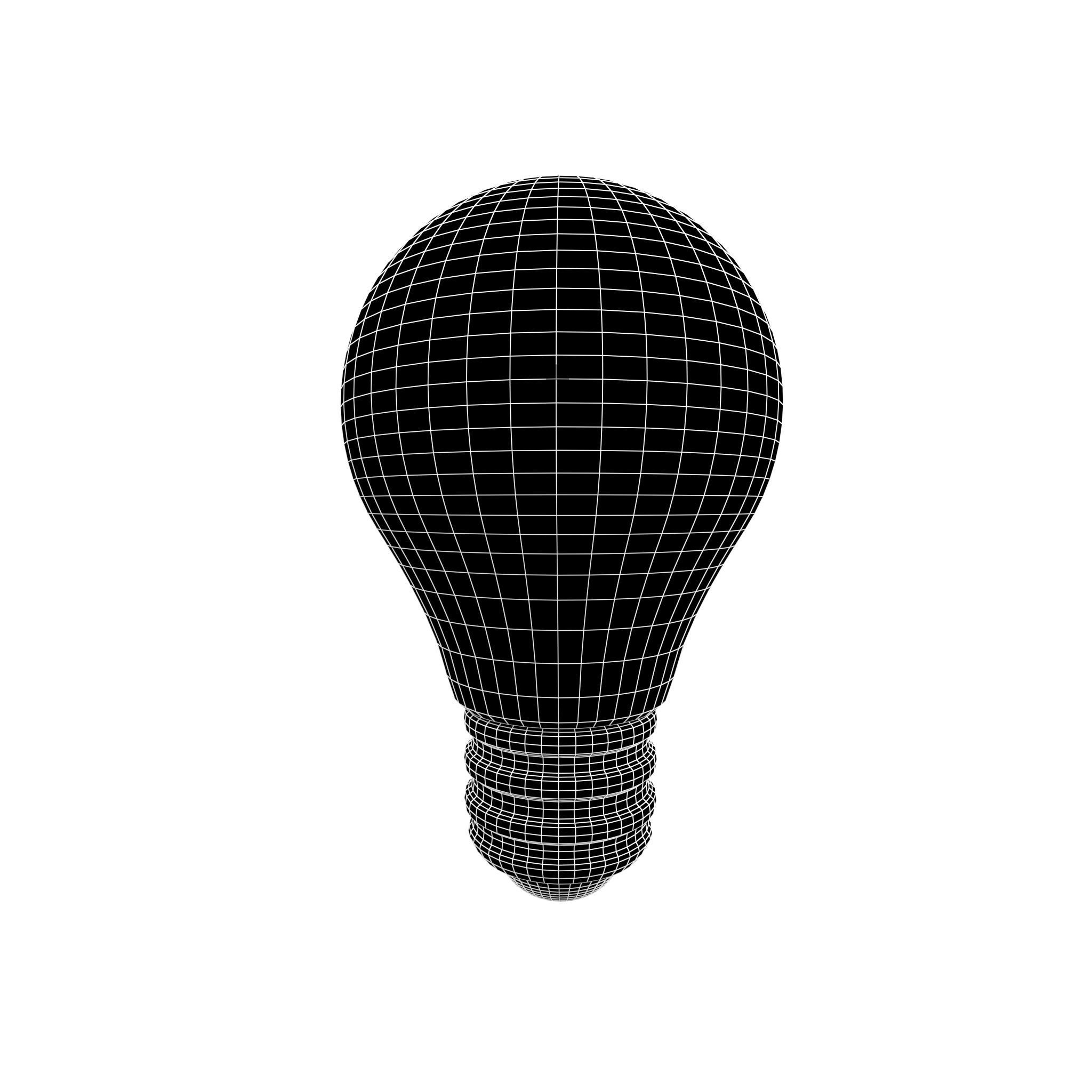 Light Bulb v1 005 Low-poly 3D model_5