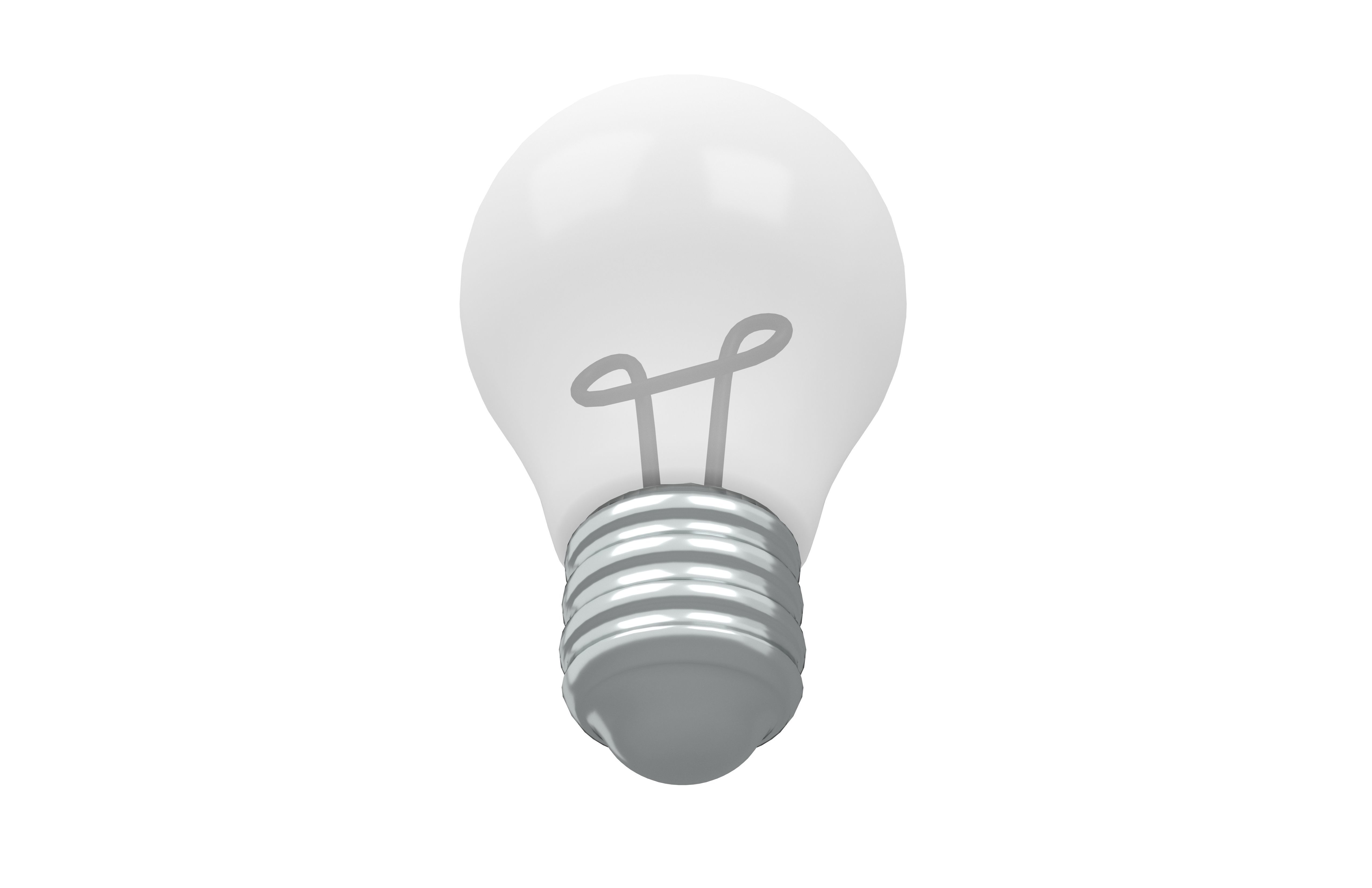 Light Bulb v1 005 Low-poly 3D model_3
