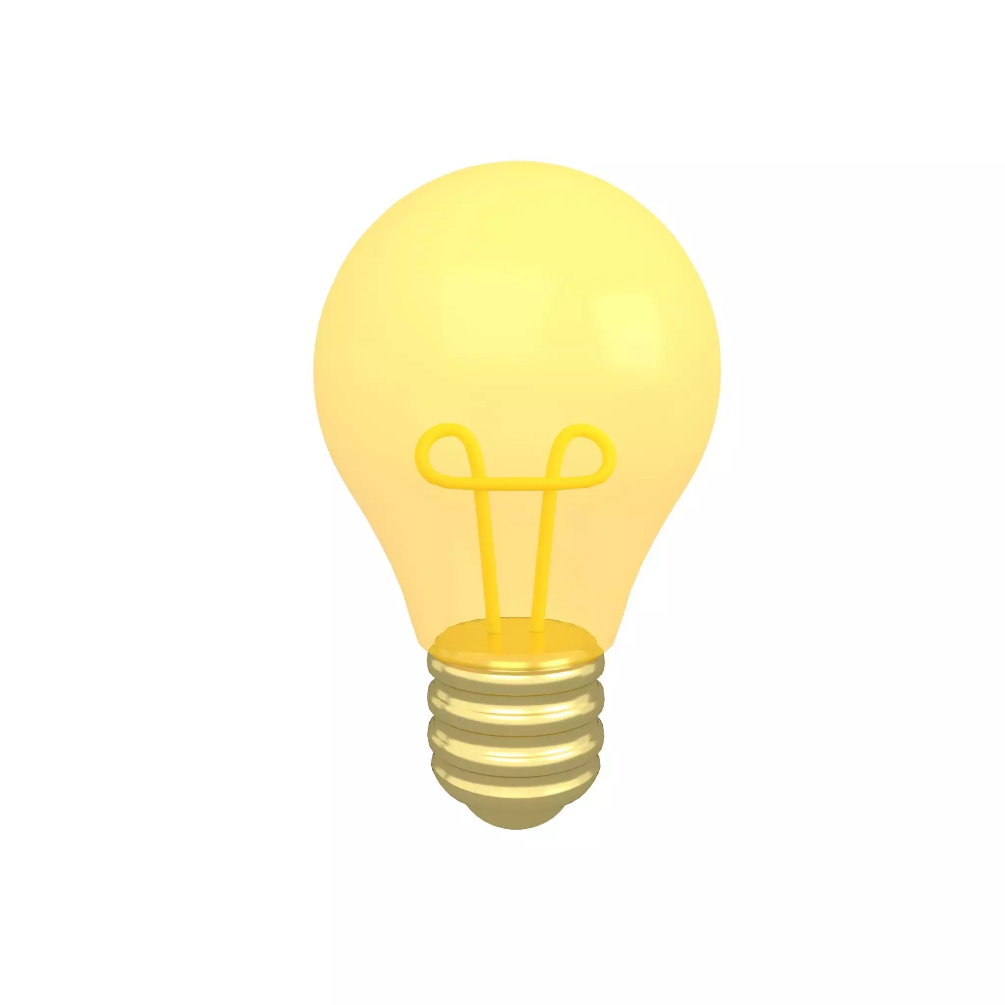 Light Bulb v1 007 Low-poly 3D model_0