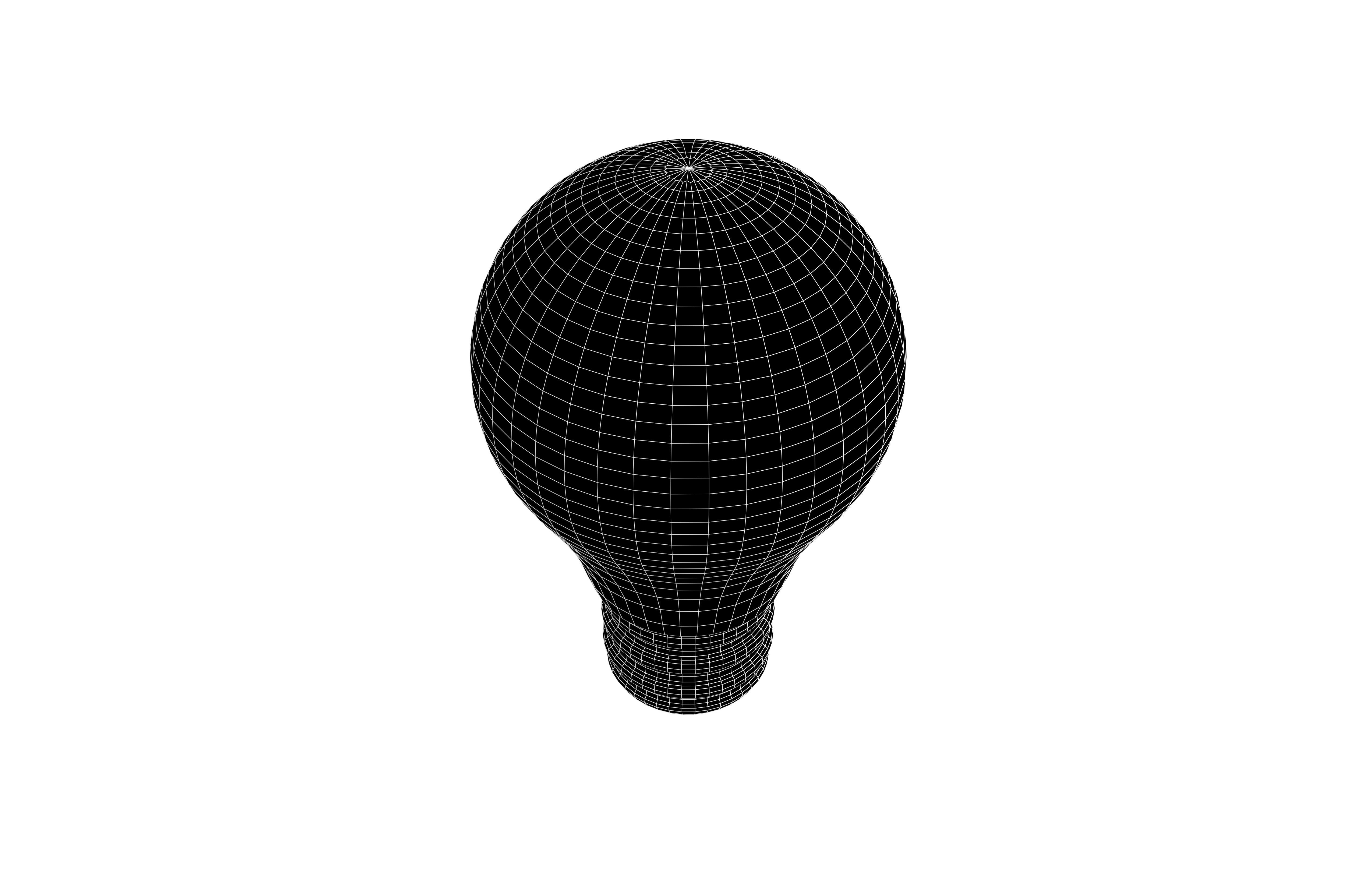 Light Bulb v1 007 Low-poly 3D model_8
