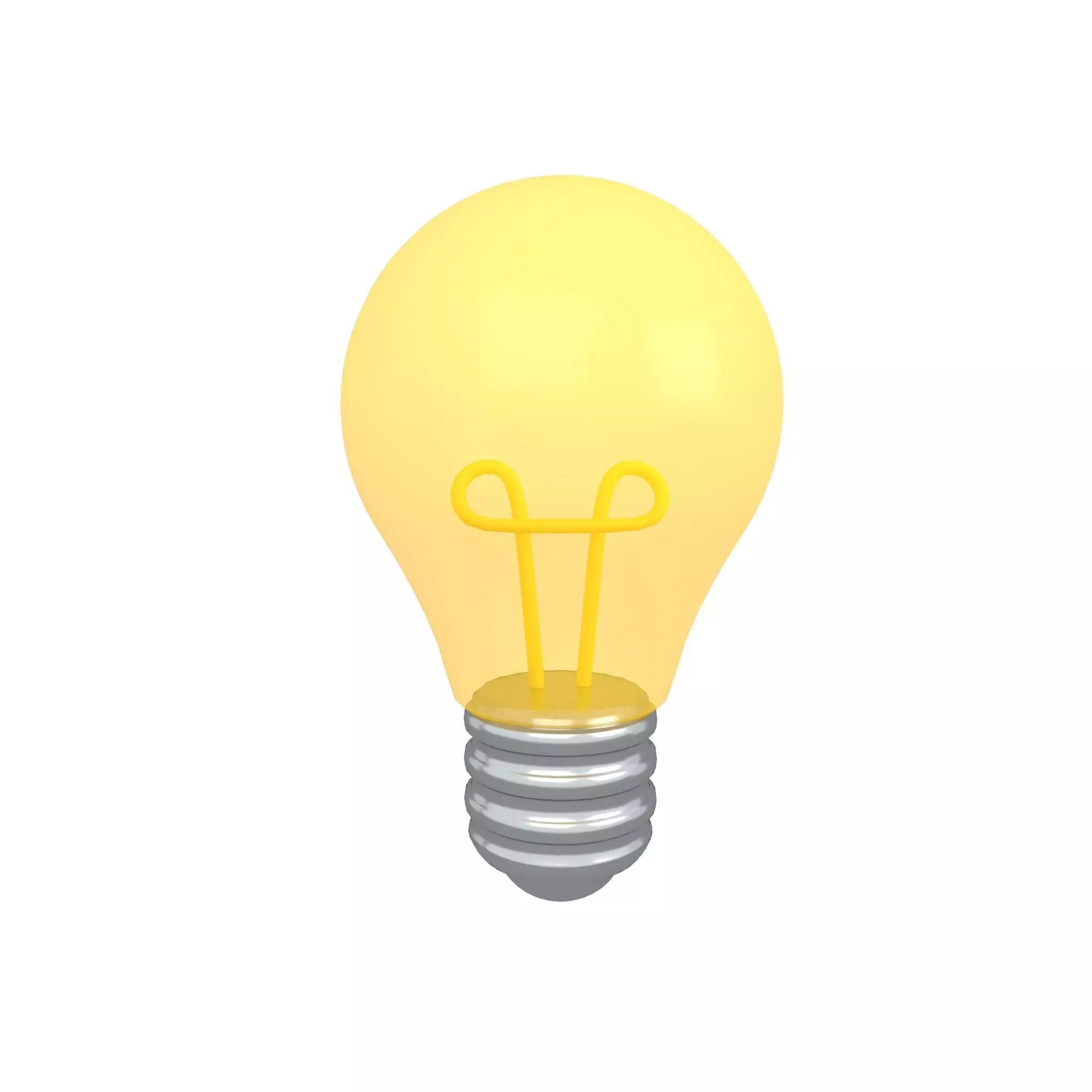 Light Bulb v1 008 Low-poly 3D model_0