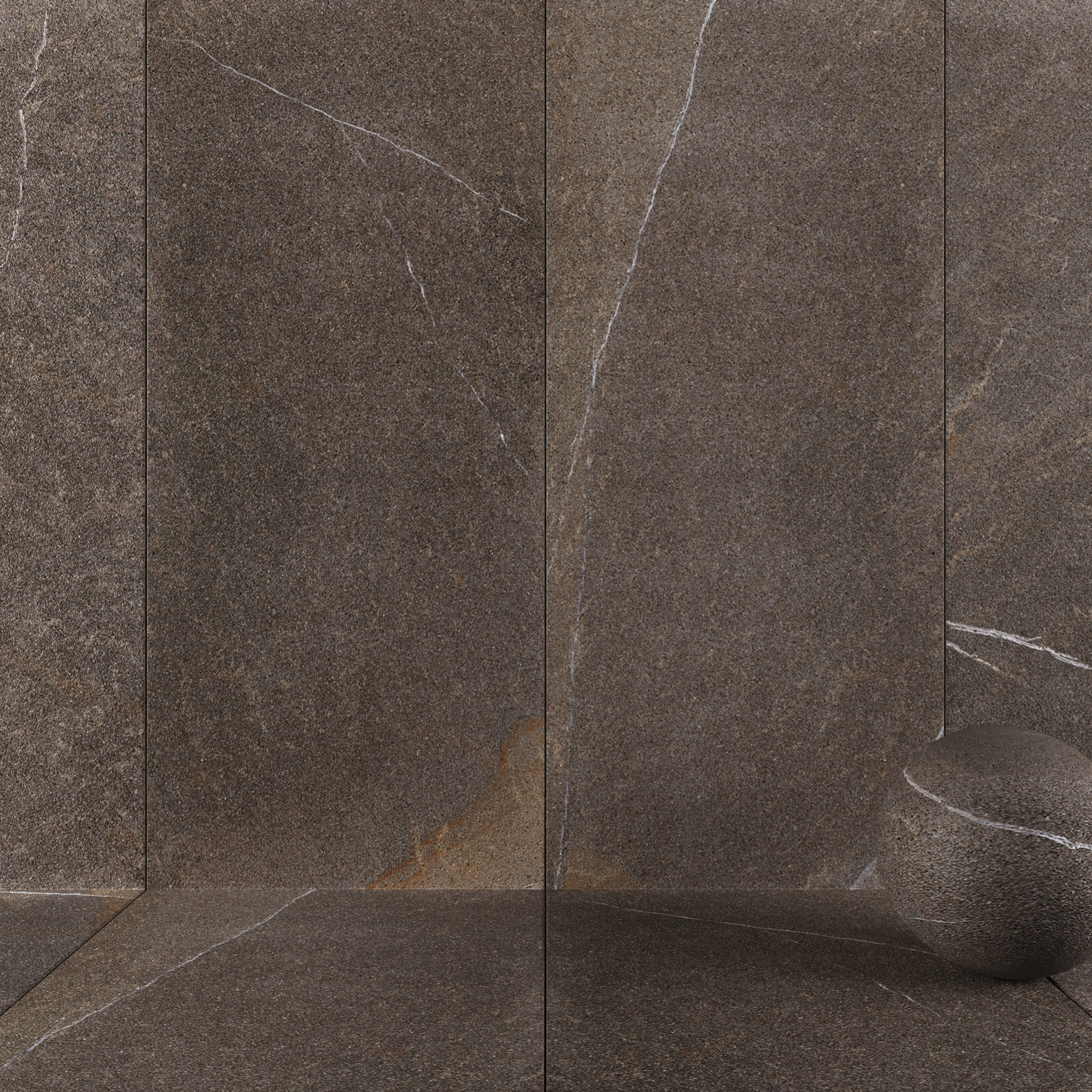 Stone Wall Tiles Limestone Anthracite 120x270 Texture_4
