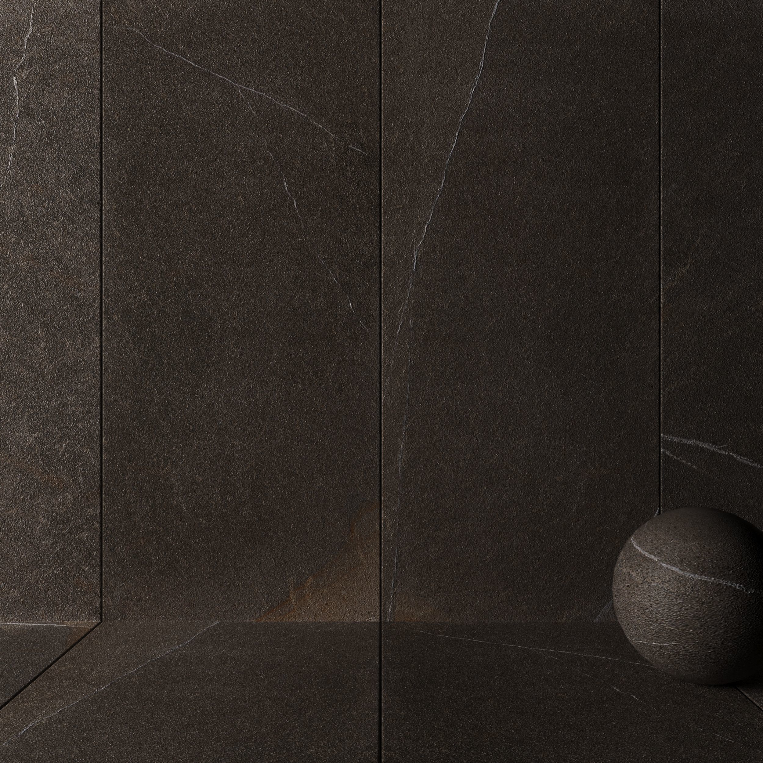 Stone Wall Tiles Limestone Anthracite 120x270 Texture_1