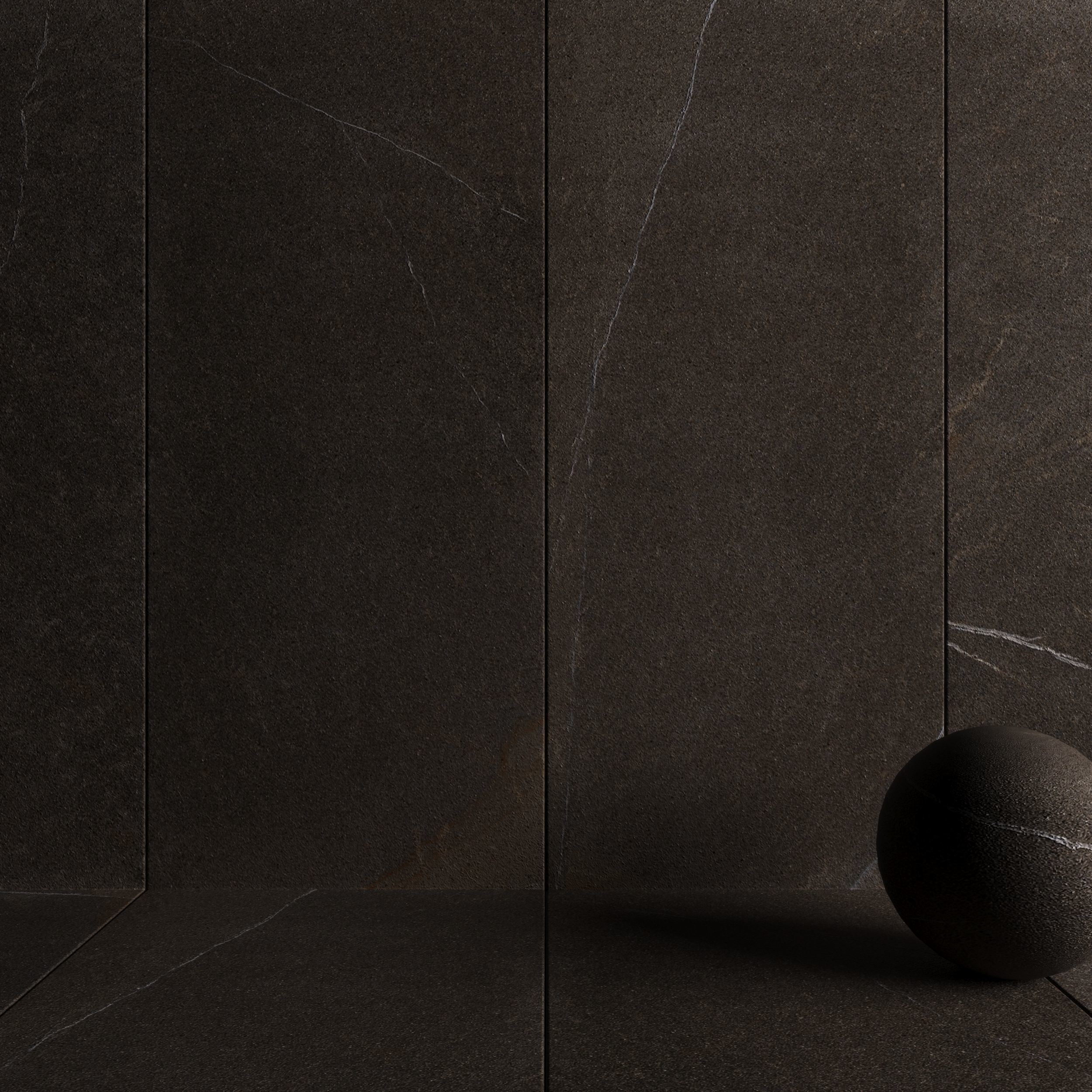 Stone Wall Tiles Limestone Anthracite 120x270 Texture_2
