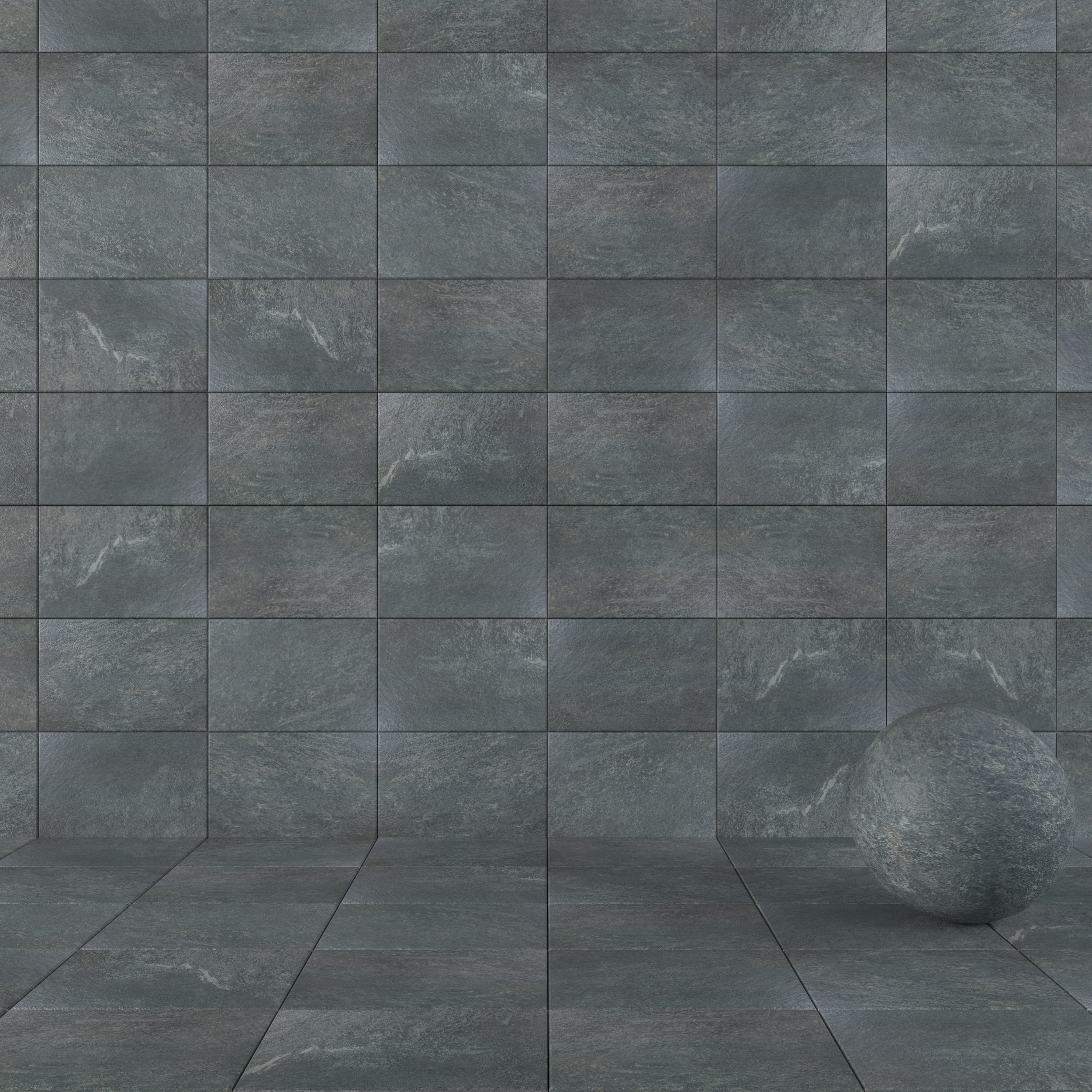 Stone Wall Tiles Mojo Anthracite 40x60 Texture_6