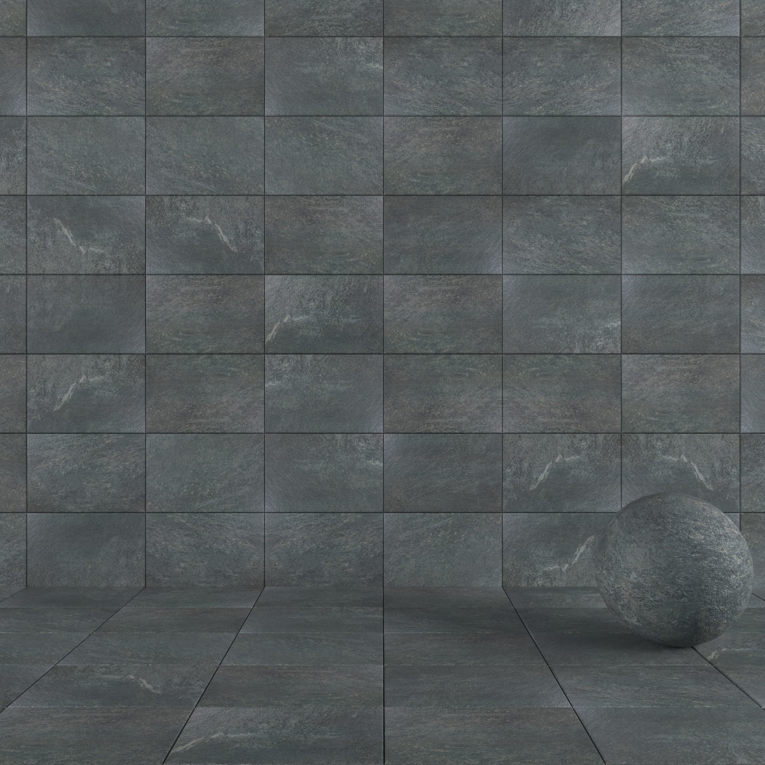 Stone Wall Tiles Mojo Anthracite 40x60 Texture_4
