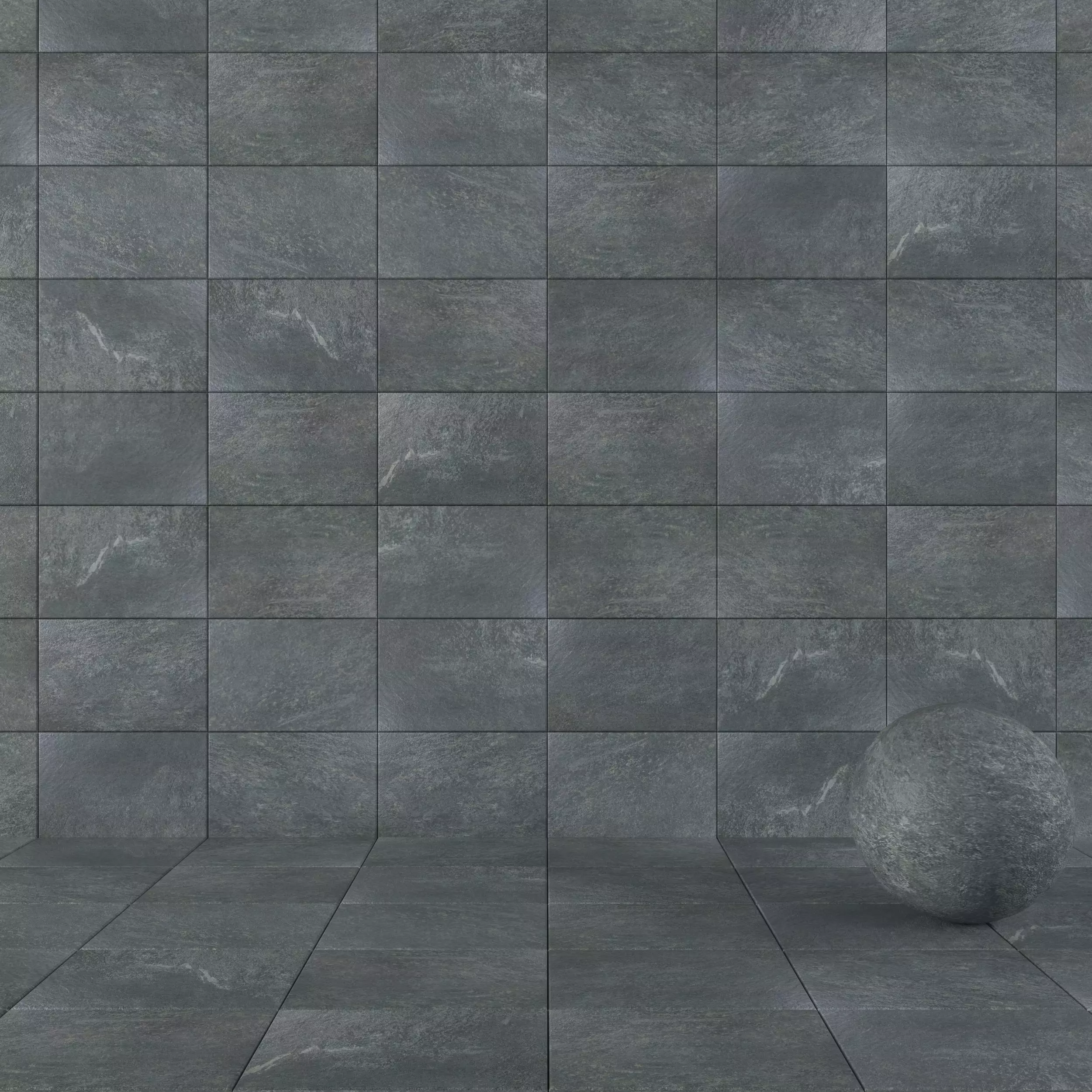 Stone Wall Tiles Mojo Anthracite 40x60 Texture_0