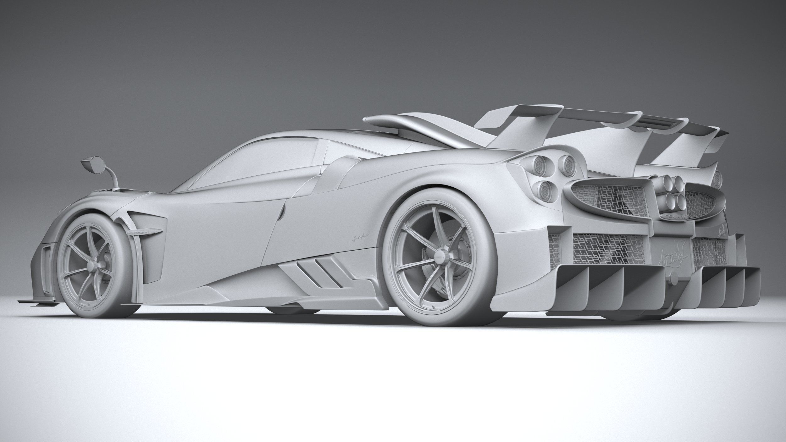 Pagani Imola 2021 3D model_21