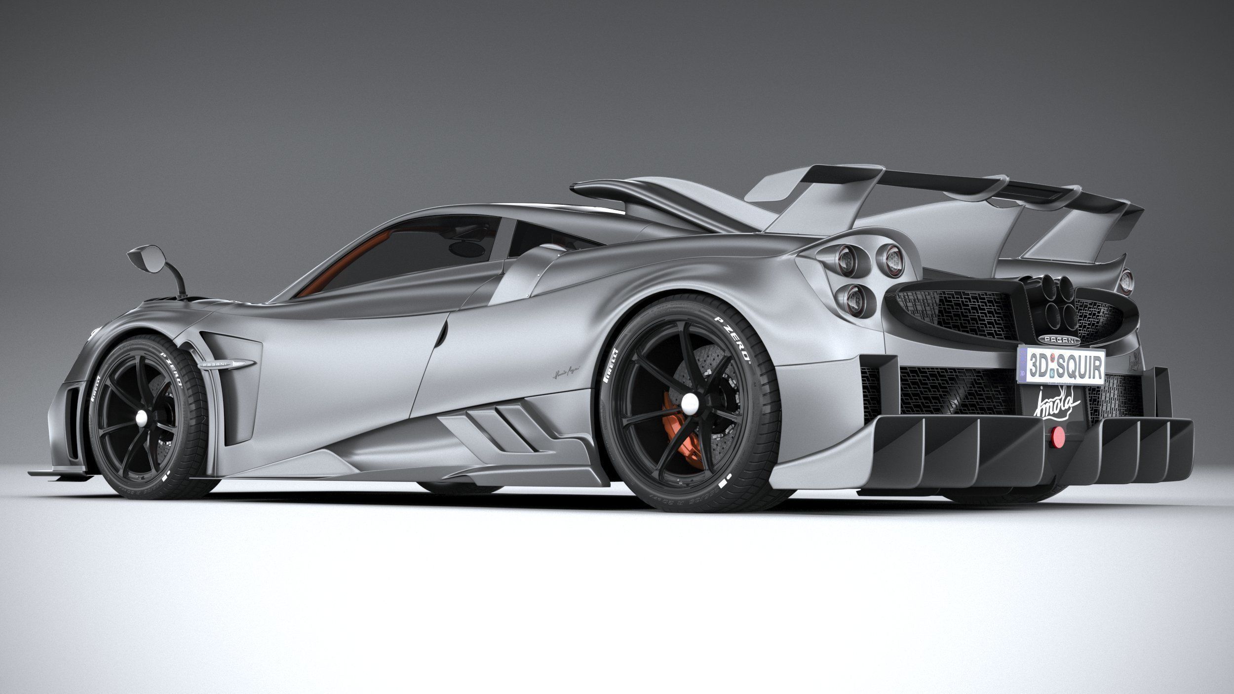 Pagani Imola 2021 3D model_5