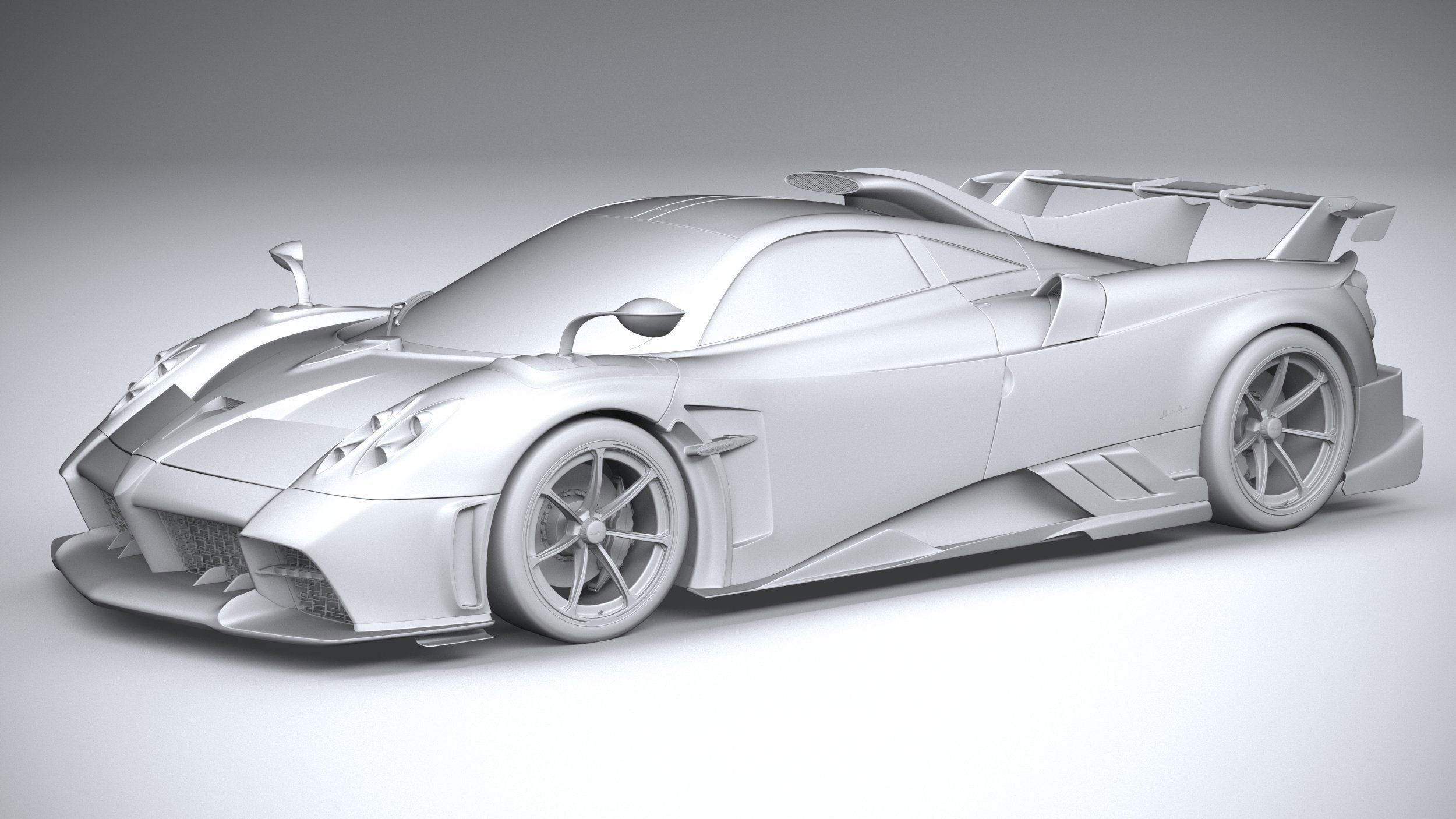 Pagani Imola 2021 3D model_19