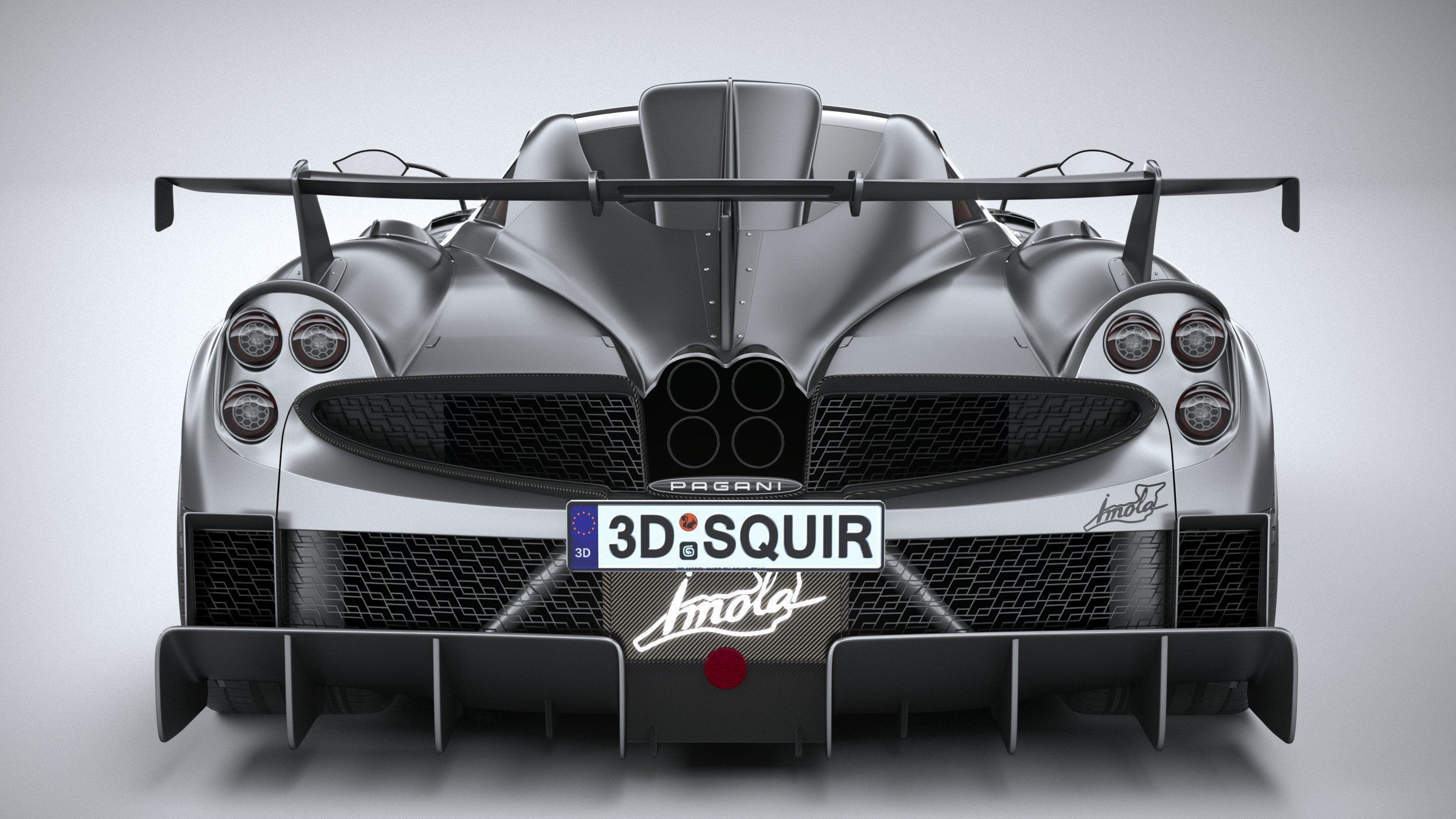 Pagani Imola 2021 3D model_4