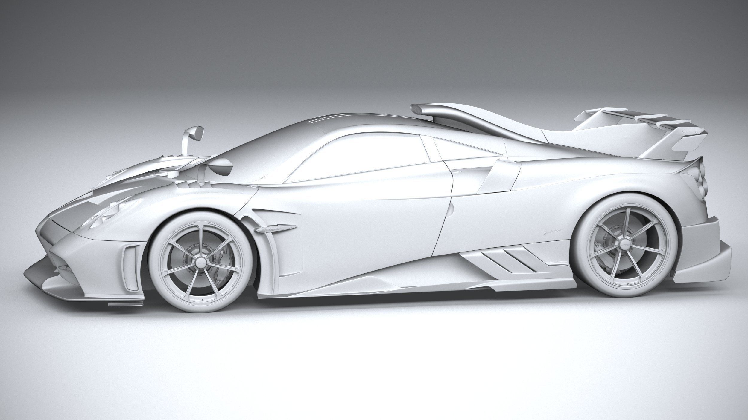 Pagani Imola 2021 3D model_22